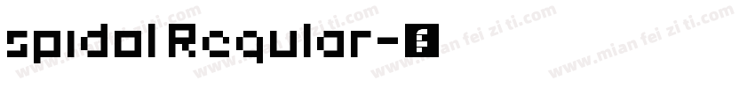 spidol Regular字体转换